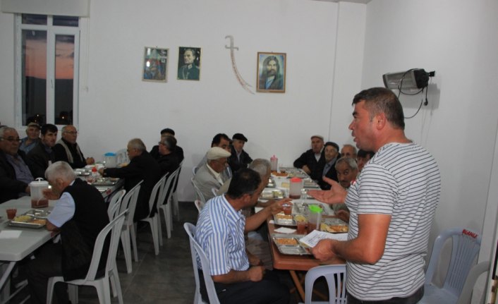 Havza'da cem evinde iftar programı düzenlendi