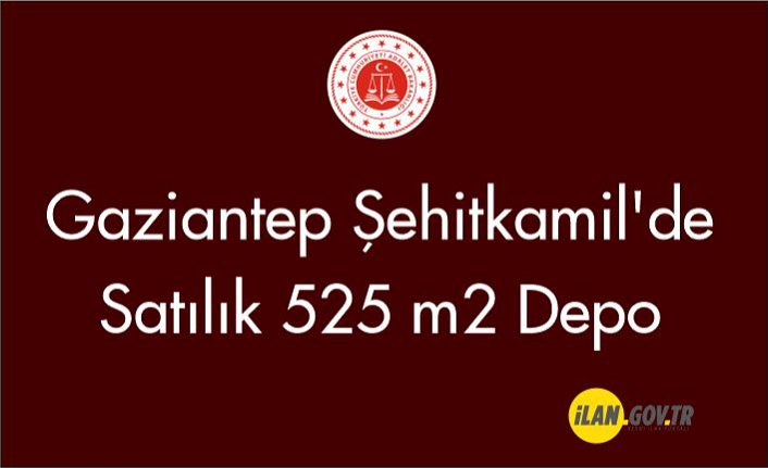 Gaziantep Şehitkamil'de satılık 525 m² depo