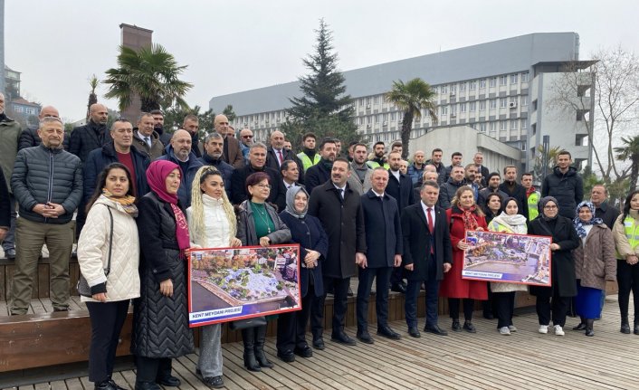 Zonguldak Belediye Başkan adayı Alan, kent meydanı projesini tanıttı