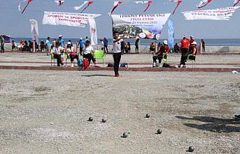 Türkiye Petank Ligi 5. etap müsabakaları Yakakent'te başladı