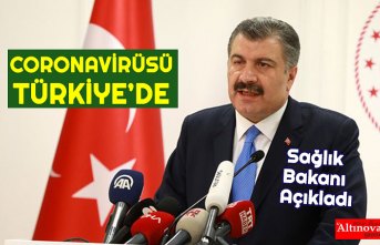 Sağlık Bakanı Koca Türkiye'de ilk koronavirüs vakasının görüldüğünü açıkladı