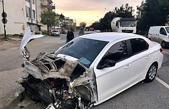 Samsun'da otomobil ile cipin çarpıştığı kazada 1 kişi yaralandı