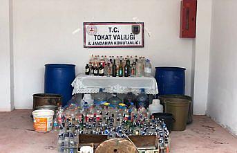 Tokat'ta 564 litre sahte içki ele geçirildi, bir kişi gözaltına alındı