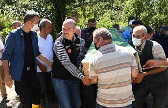 Bozkurt'taki sel felaketinde hayatını kaybeden Gülsüm Toprak son yolculuğuna uğurlandı