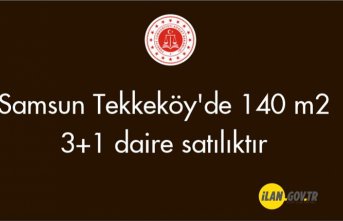 Samsun Tekkeköy'de 140 m2 3+1 daire icradan satılıktır