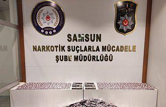 GÜNCELLEME - Samsun'da 14 bin 765 kapsül sentetik ecza hap ele geçirildi