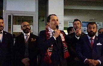 Yeniden Refah Partisi Genel Başkanı Erbakan, Samsun'da ziyaretlerde bulundu: