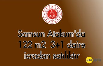 Samsun Atakum'da 122 m² 3+1 daire icradan satılıktır