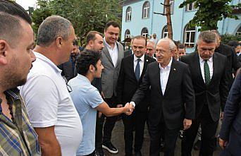 CHP Genel Başkanı Kılıçdaroğlu, Giresun'da fındık üreticilerini ziyaret etti