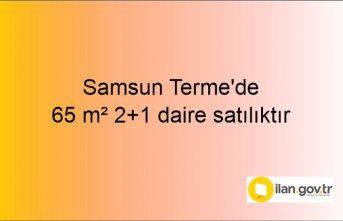 Samsun Terme'de 65 m² 2+1 daire icradan satılıktır