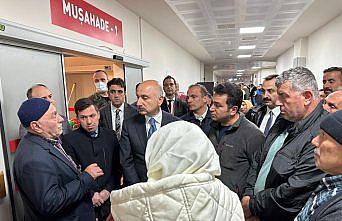 Bakan Karaismailoğlu Trabzon'da trafik kazasında yaralananları hastanede ziyaret etti