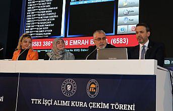 Çalışma ve Sosyal Güvenlik Bakanı Işıkhan, TTK işçi alımı kura çekim töreninde konuştu: