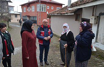 Aile ve Sosyal Hizmetler İl Müdürü Boztaş, Günebakan köyünü ziyaret etti