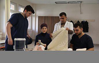 Samsun'da kenevir kumaşından hafif ve dayanıklı protez soketi üretildi