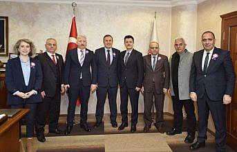 Trabzon Vergi Dairesi Başkanı Günçavdı, TTSO ve TESOB'u ziyaret etti