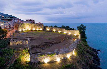 Trabzon'da Akçaabat Kalesi'nin turizme kazandırılması çalışmaları devam ediyor