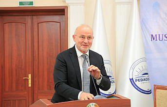 OMÜ Rektörü Ünal, Özbekistan'da düzenlenen konferansa katıldı