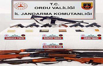 Ordu merkezli silah kaçakçılığı operasyonunda 5 kişi yakalandı