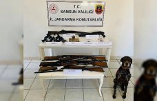 Samsun'da kaçak silah ve uyuşturucu operasyonunda 2 kişi yakalandı