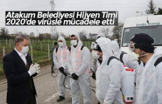 Atakum Belediyesi Hijyen Timi 2020’de virüsle mücadele...