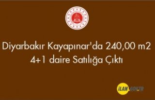 Diyarbakır Kayapınar'da 240,00 m2 4+1 daire...