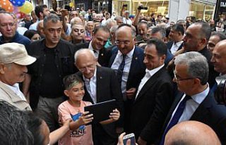 CHP Genel Başkanı Kılıçdaroğlu, Giresun'da esnafı...