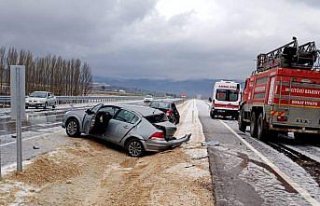 Çorum'daki trafik kazalarında 1 kişi öldü,...
