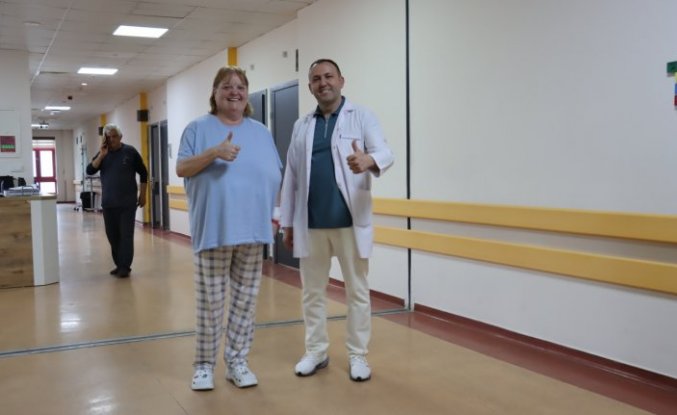 İngiltere'den gelen hastaya Zonguldak'ta tüp mide ameliyatı yapıldı