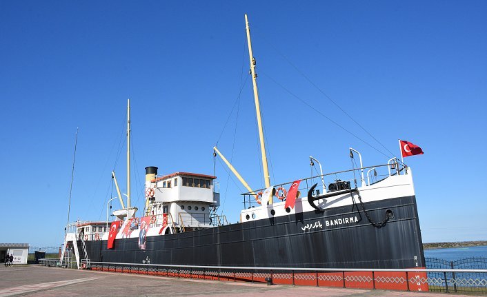 Bandırma Gemi Müze, ziyaretçilerini Milli Mücadele dönemine götürüyor