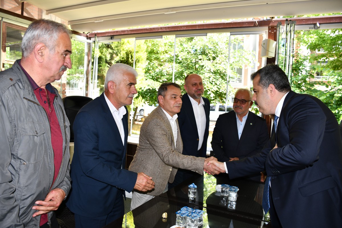Vezirköprü'de bayramlaşma programı yapıldı