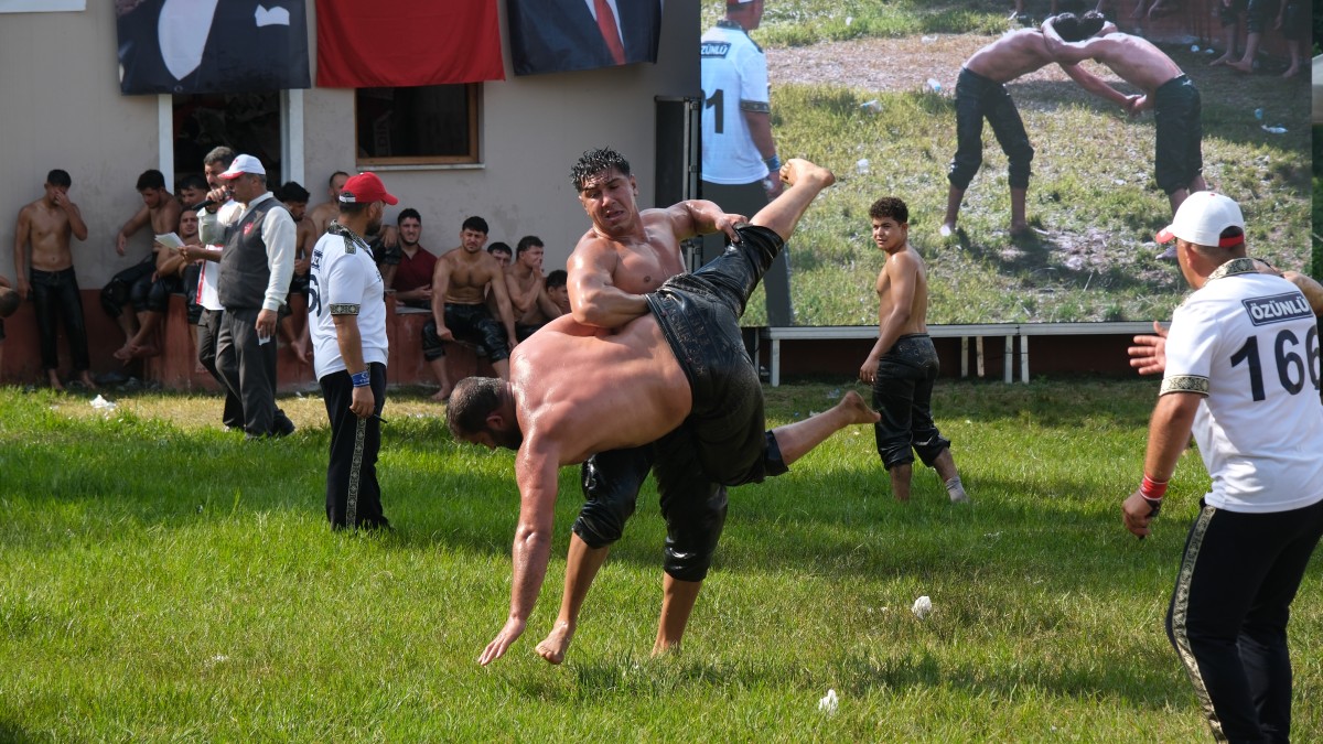 Terme'de Oğuzlu Yağlı Güreşleri yapıldı