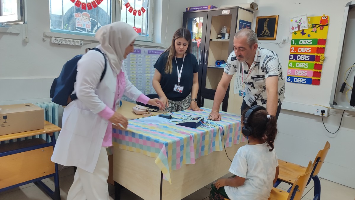 Samsun'da mevsimlik tarım işçilerinin çocuklarına sağlık taraması