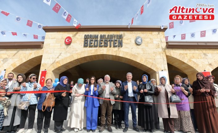 Çorum'da Kadın Emeği Satış Stantları açıldı
