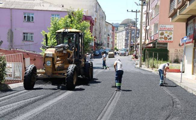 Ereğli'de asfaltlama çalışması