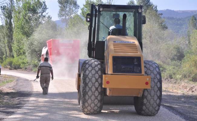 Belediye Başkanı Şahin yol çalışmalarını denetledi