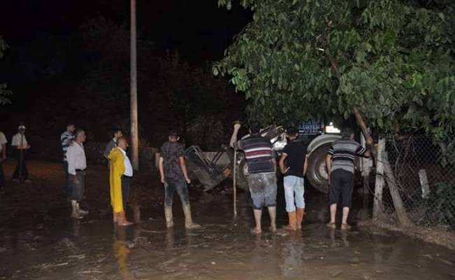 Çorum'da sağanak etkili oldu