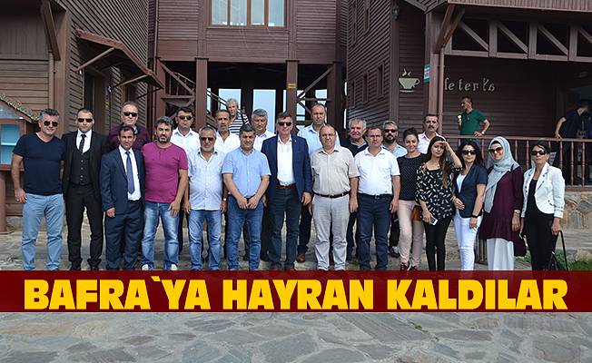 Bafra`ya hayran kaldılar