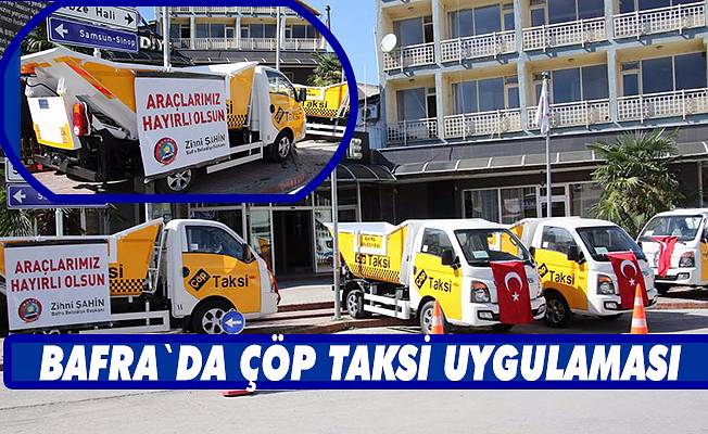 Çöp taksi uygulaması başlıyor