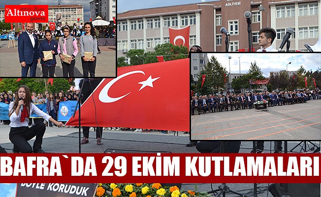 Bafra`da 29 Ekim Kutlamaları