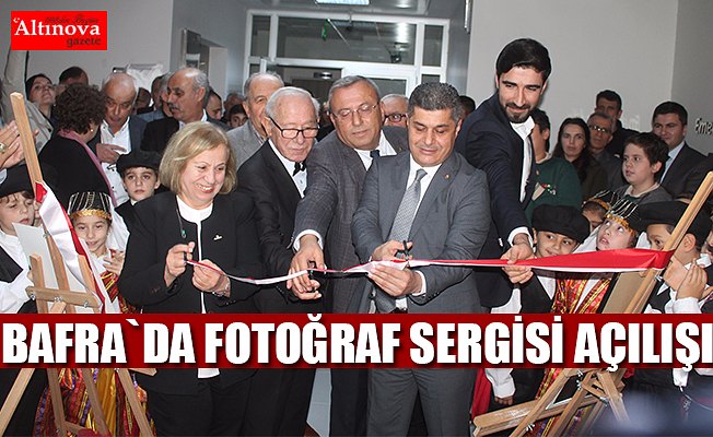 Bafra`da fotoğraf sergisi açılışı