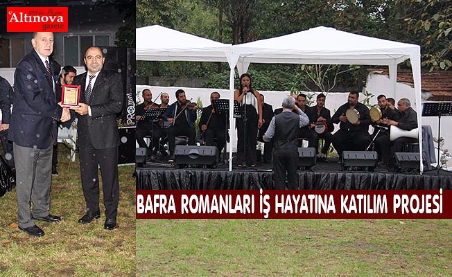 BAFRALI ROMANLARA KATILIM BELGELERİ VERİLDİ