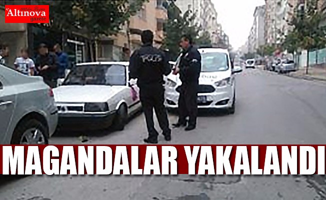 Şehir magandaları yakalandı