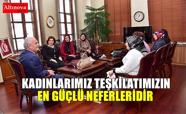 BAŞKAN YILMAZ: “KADINLARIMIZ TEŞKİLATIMIZIN EN GÜÇLÜ NEFERLERİDİR”