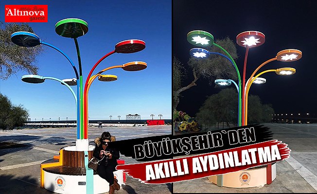 BÜYÜKŞEHİR`DEN AKILLI AYDINLATMA