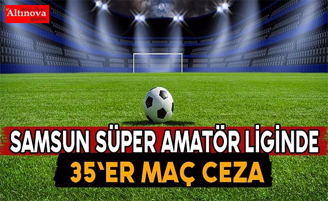 Hakeme saldıran iki futbolcuya 35'er maç ceza