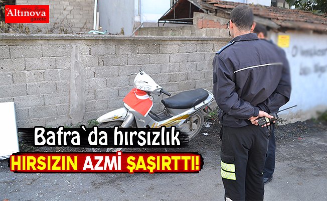 Hırsızın azmi şaşırttı