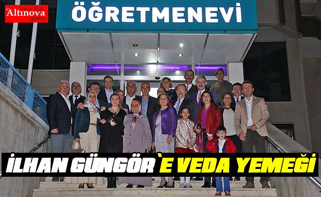 İLÇE JANDARMA KOMUTANINA VEDA YEMEĞİ DÜZENLENDİ