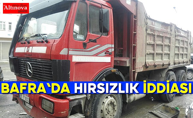 Bafra'da hırsızlık iddiası