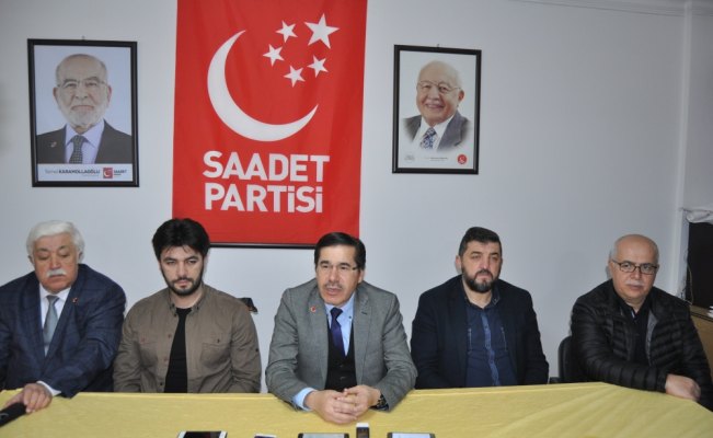 Saadet Partisi İl Başkanı Yurtbay, gazetecilerle buluştu