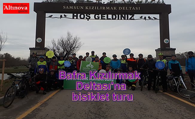 Bafra Kızılırmak Deltası'na bisiklet turu